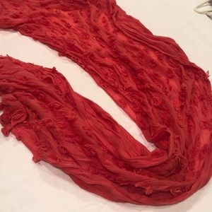 Orange Scarf long and fun